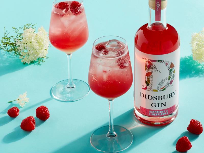 Product image for Raspberry & Elderflower Didsbury Gin