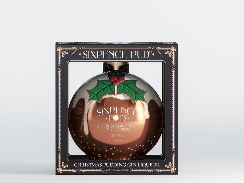 Sixpence Pud Gin Liqueur with gift box