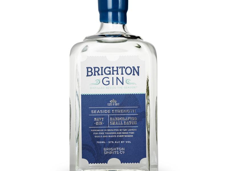 Product image for Brighton Gin Seaside Strength – 700ml, 57% ABV