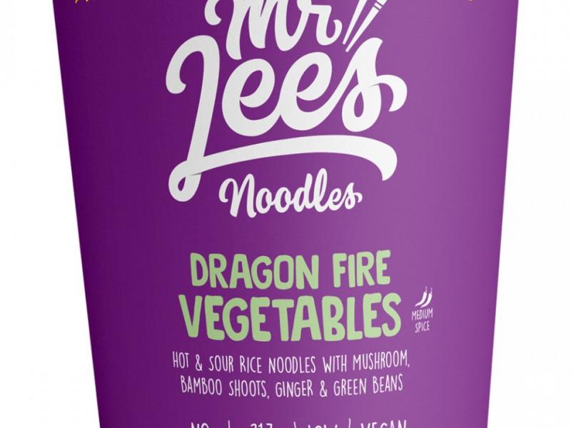 Product image for Mr Lee's Dragon Fire Vegetables Noodles