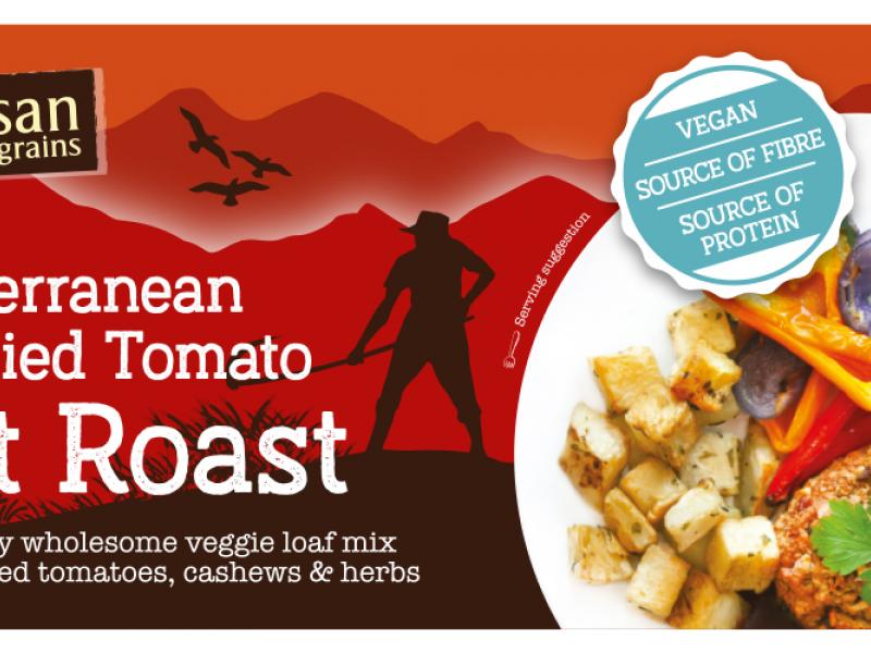 Product image for Artisan Grains Nut Roast - Mediterranean Sundried Tomato