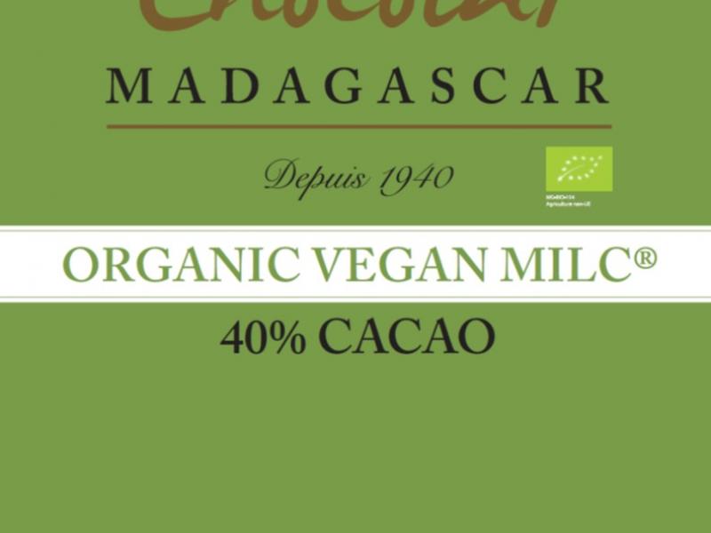 Product image for ORGANIC Vegan MILC Chocolate ( Milk Chocolate alternative)
