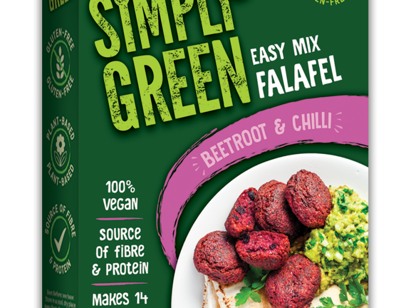 Product image for Simply Green Beetroot &amp; Chilli Falafel mix