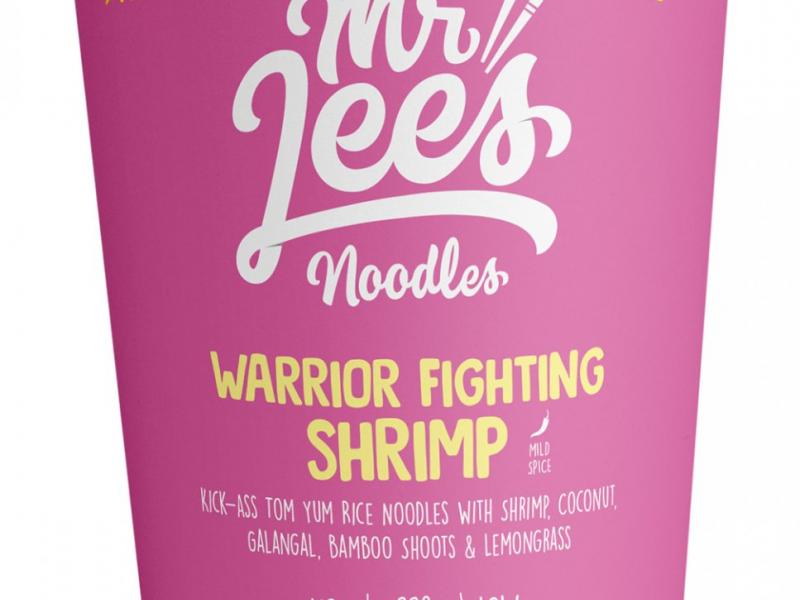 Product image for Mr Lee's Warrior Fighting Shrimp Noodles